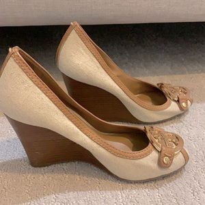 Tory Burch , size 7.5 wedge